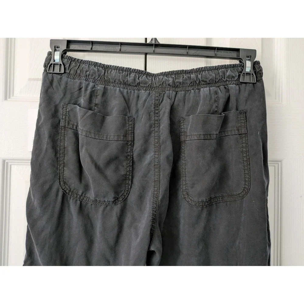 Bella Dahl Cargo‎ Jogger Track Pants Tencel Womens Size X-Small Black NWT $150